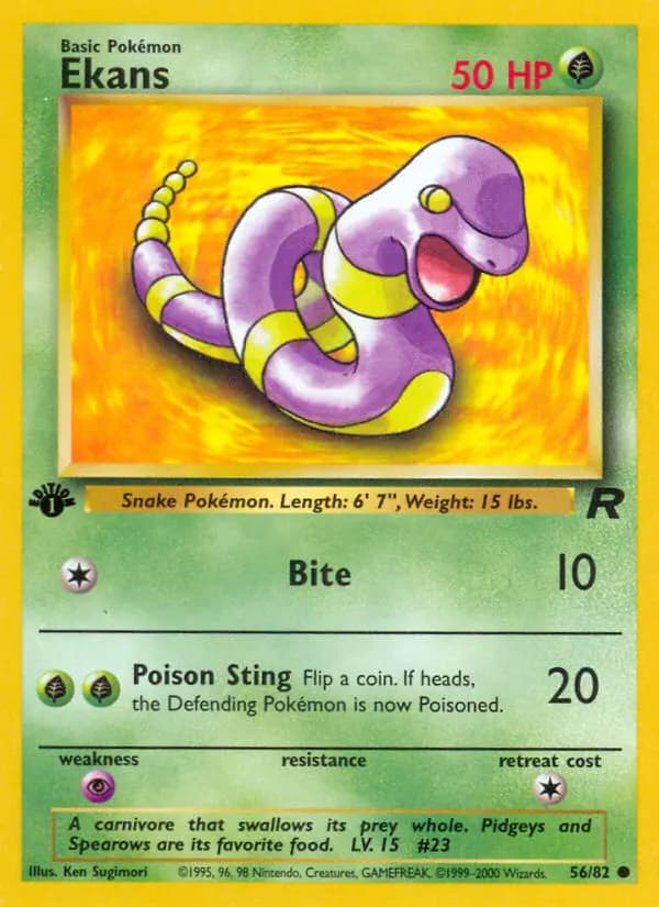 Ekans #56 — Team Rocket