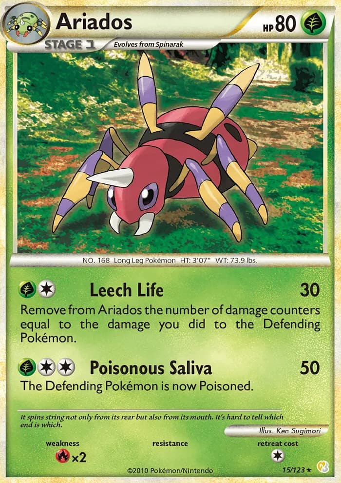 Ariados #15 — HeartGold SoulSilver