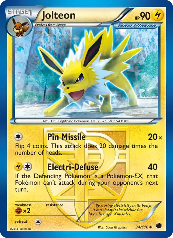Jolteon #34 — Plasma Freeze