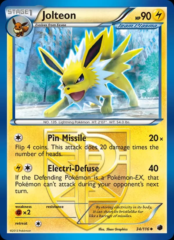Jolteon #34 — Plasma Freeze