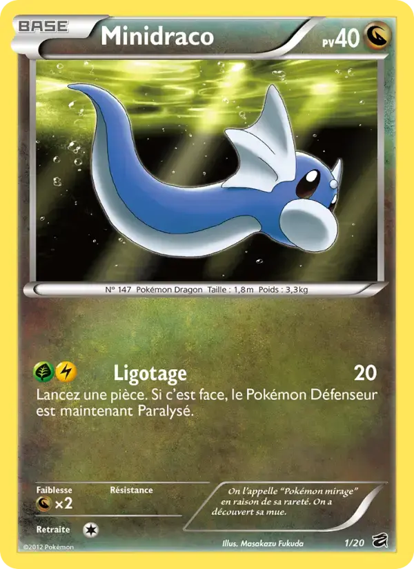 Carte Pokémon Minidraco #1 — Coffre des Dragons