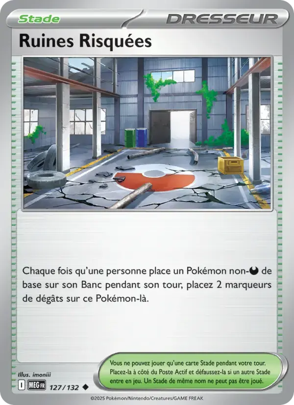 Carte Pokémon Ruines Risquées #127 — Méga-Évolution