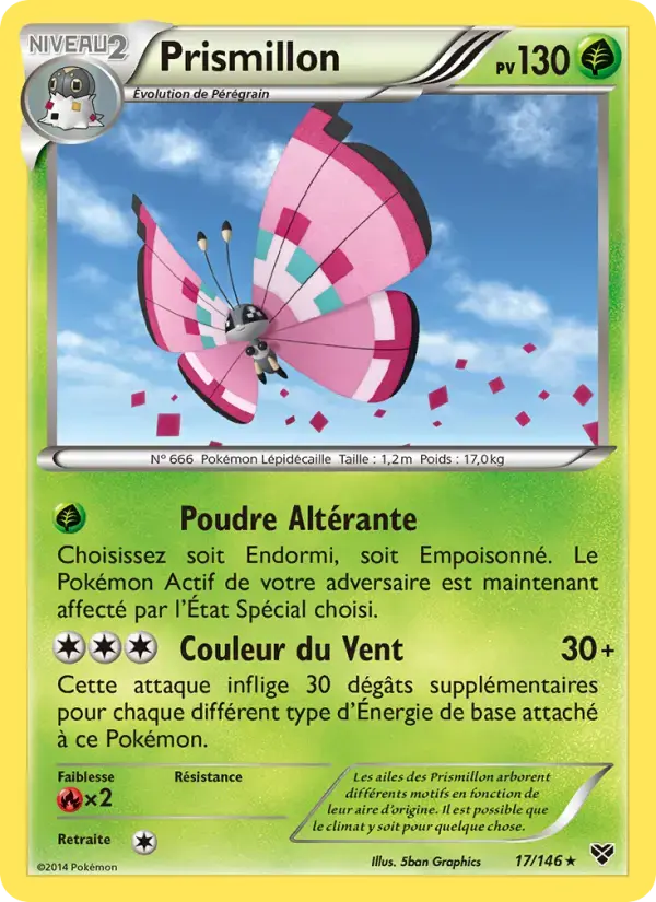 Carte Pokémon Prismillon #17 — XY