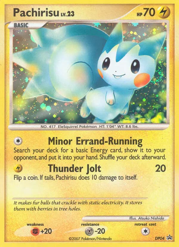 Pachirisu #DP04 — Diamond & Pearl Promos