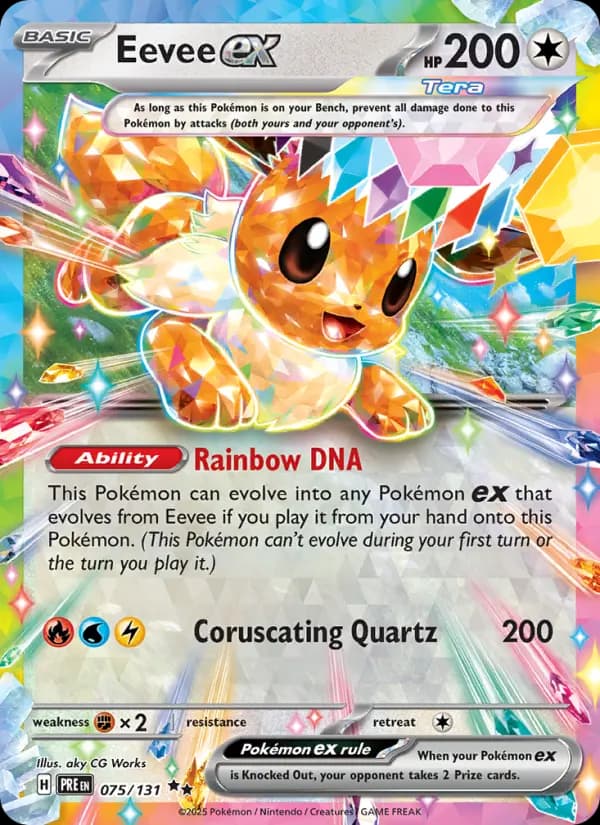Eevee ex #075 — Prismatic Evolutions
