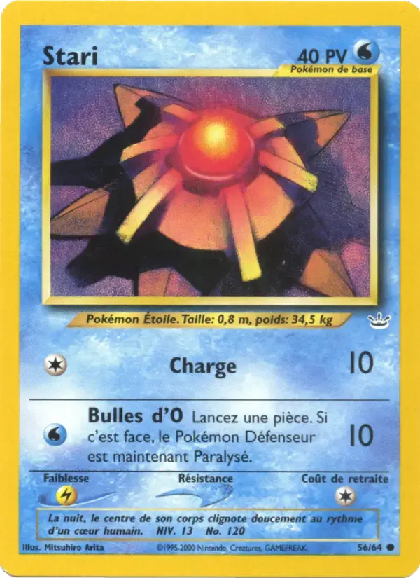 Carte Pokémon Stari #56 — Neo Revelation