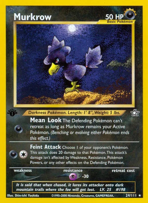 Murkrow #24 — Neo Genesis