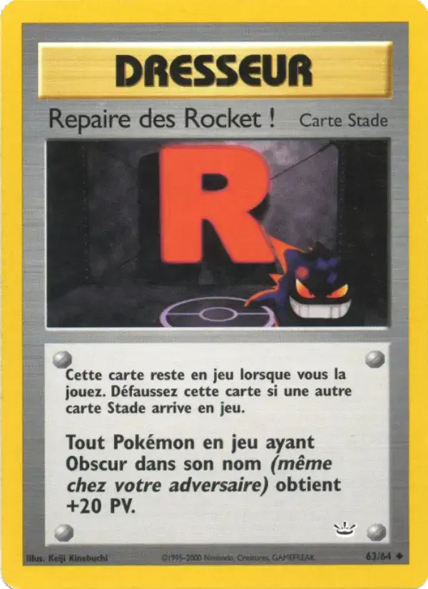 Carte Pokémon Repaire des Rocket ! #63 — Neo Revelation