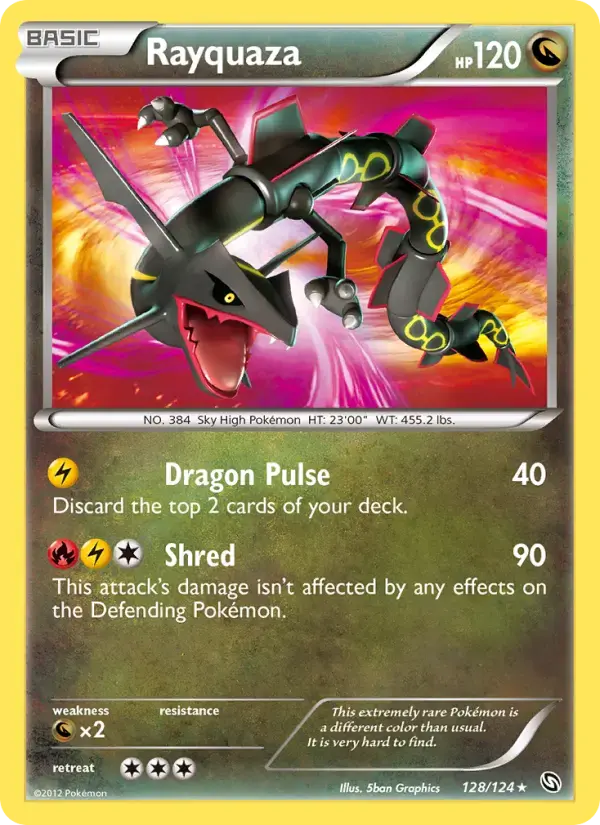 Rayquaza #128 — Dragons Exalted