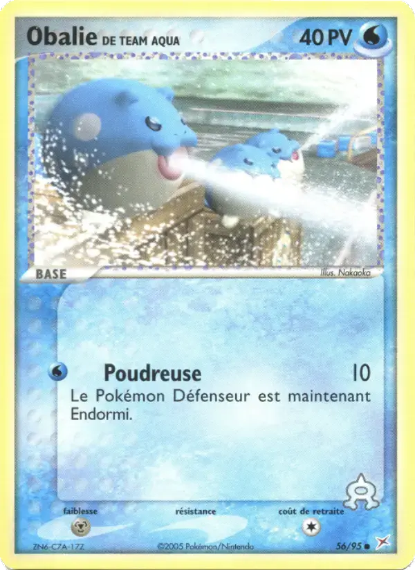 Carte Pokémon Obalie de Team Aqua #56 — Team Magma vs Team Aqua