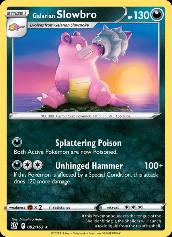 Galarian Slowbro #92 — Battle Styles