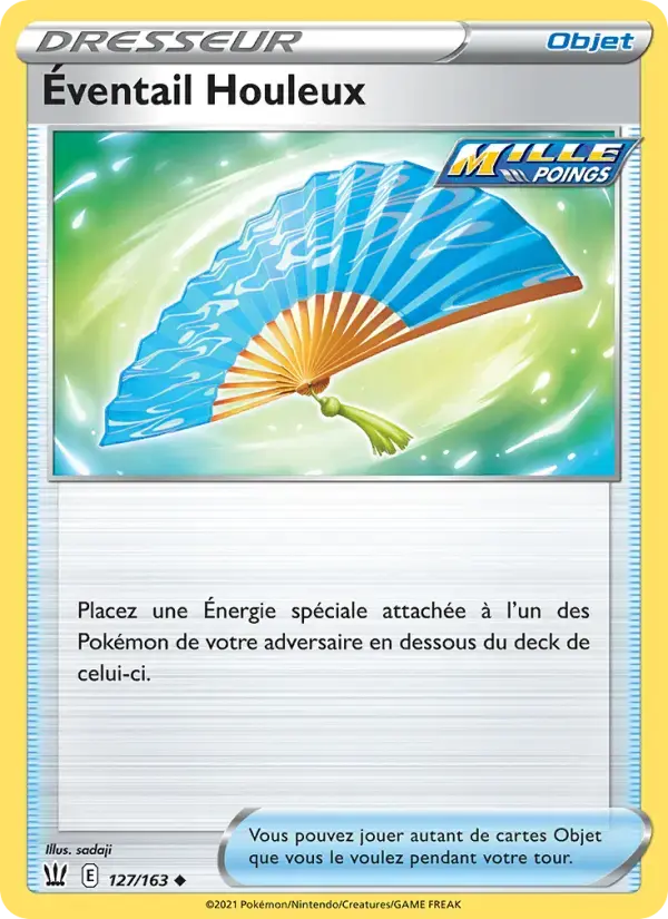 Carte Pokémon Éventail Houleux #127 — Styles de Combat