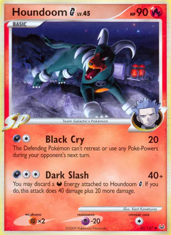 Houndoom G #50 — Platinum