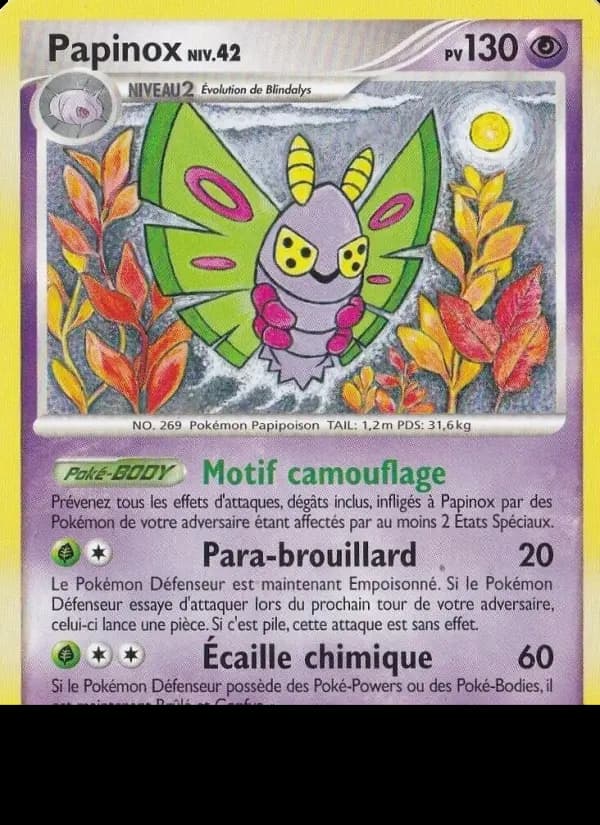 Carte Pokémon Papinox #25 — Platine