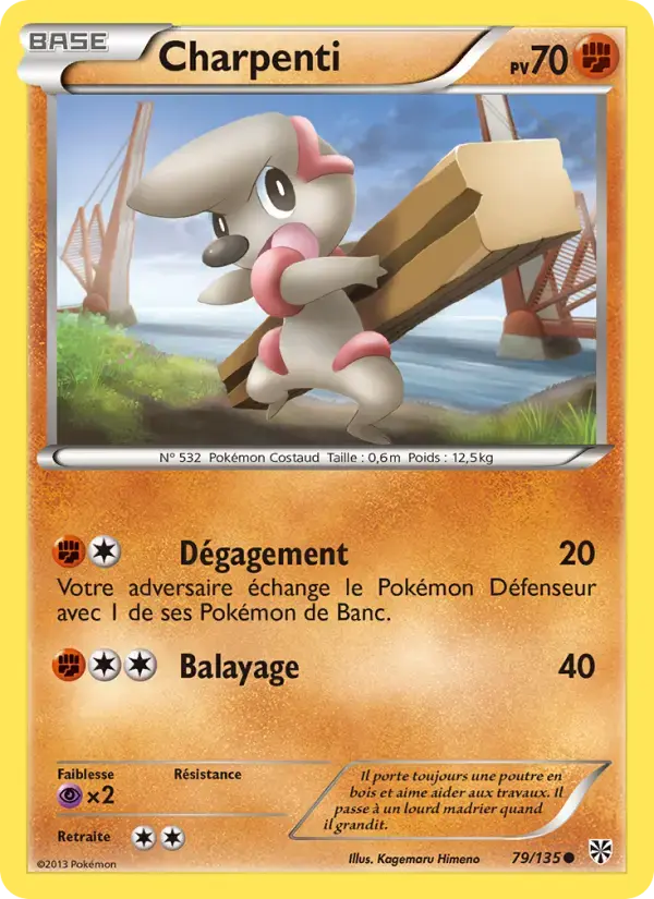 Carte Pokémon Charpenti #79 — Tempête Plasma