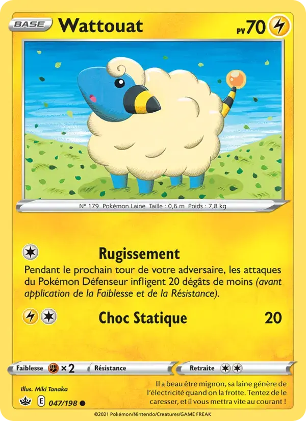 Carte Pokémon Wattouat #47 — Règne de Glace