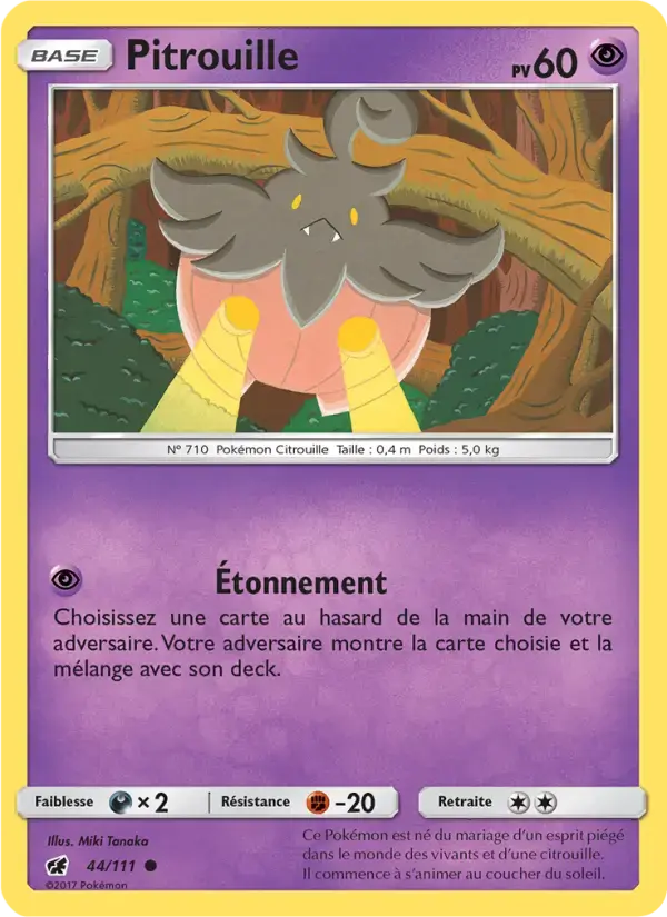 Carte Pokémon Pitrouille #44 — Invasion Carmin