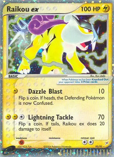 Raikou ex #92 — Team Magma vs Team Aqua