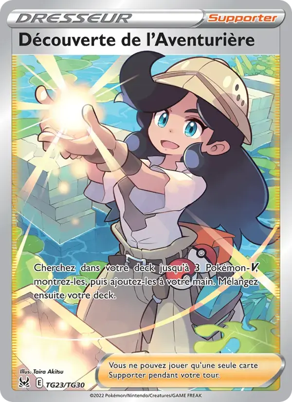 Carte Pokémon Découverte de l'Aventurière #TG23 — Origine Perdue