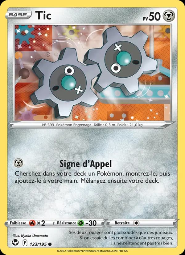 Carte Pokémon Tic #123 — Tempête Argentée