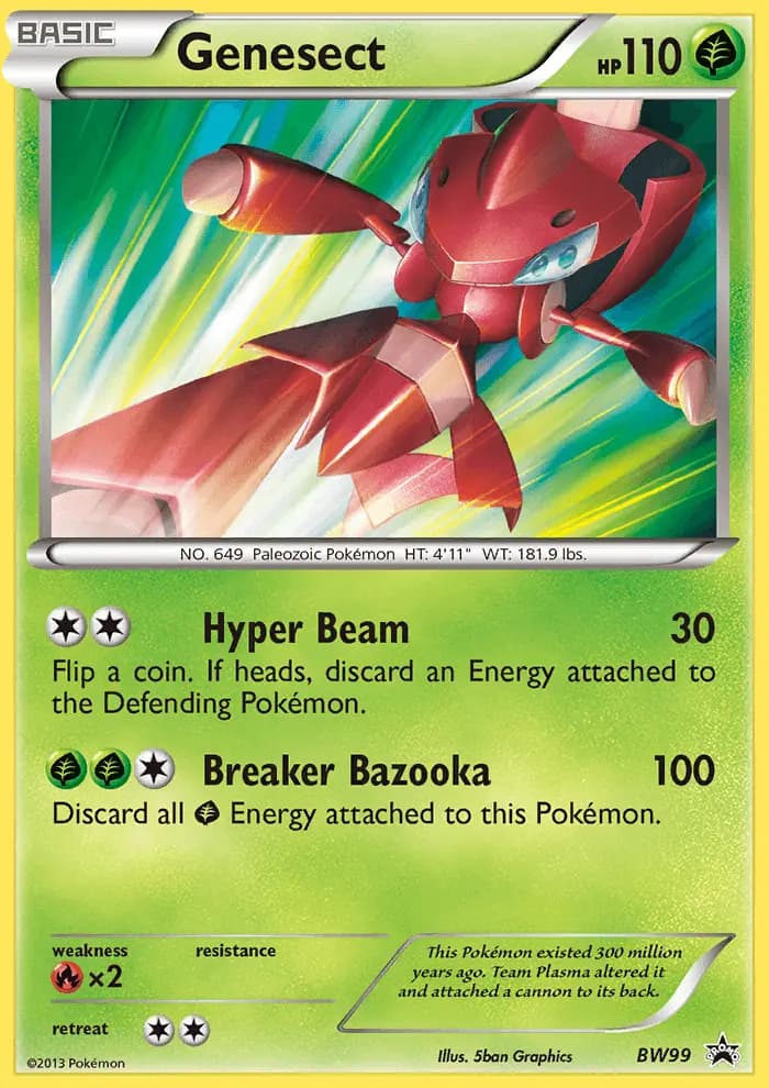 Genesect #BW99 — Black & White Promos
