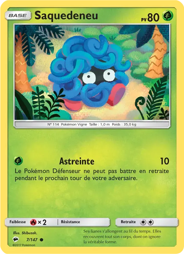 Carte Pokémon Saquedeneu #7 — Ombres Ardentes