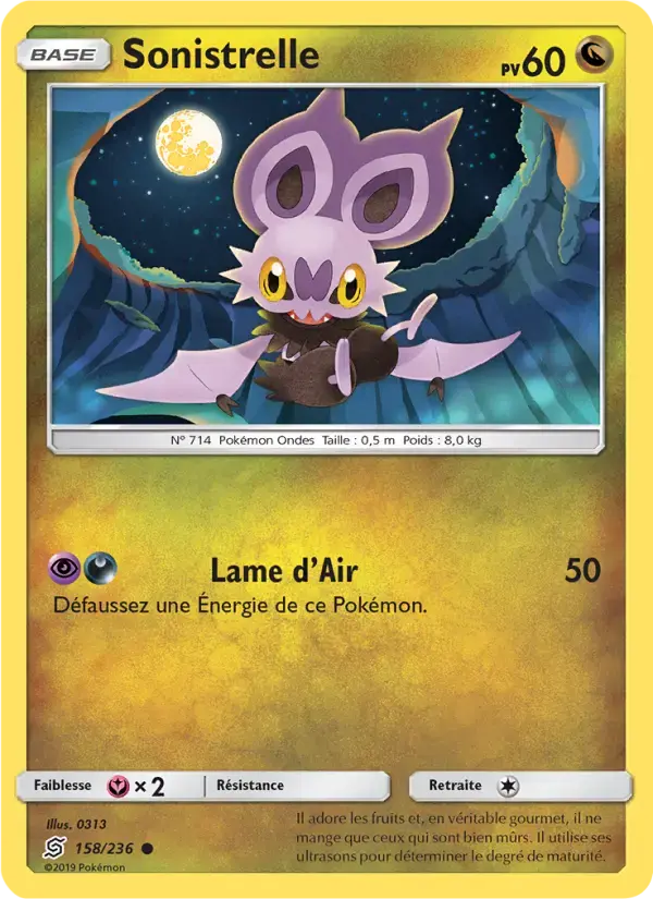 Carte Pokémon Sonistrelle #158 — Harmonie des Esprits
