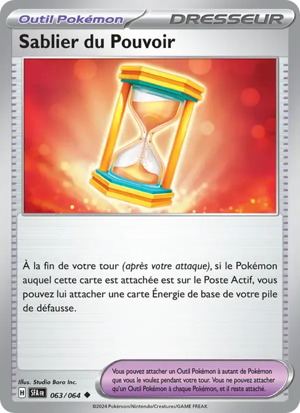 Carte Pokémon Sablier du Pouvoir #063 — Fable Nébuleuse