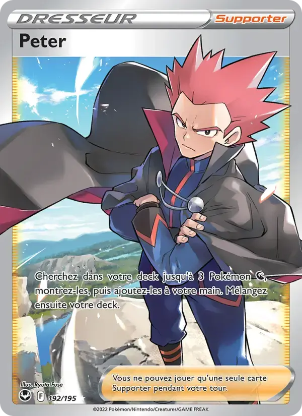 Carte Pokémon Peter #192 — Tempête Argentée