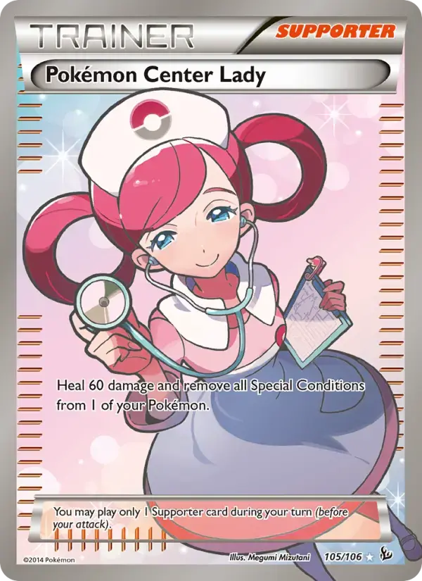 Pokémon Center Lady #105 — Flashfire