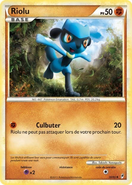 Carte Pokémon Riolu #50 — L'Appel des Légendes