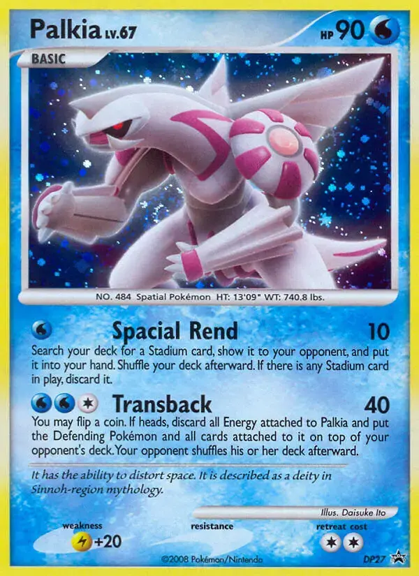 Carte Pokémon Palkia #DP27 — Promos Diamant et Perle