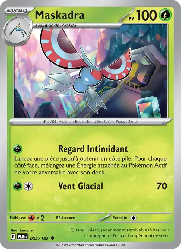 Carte Pokémon Maskadra #002 — Faille Paradoxe