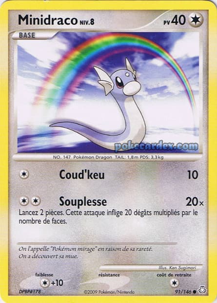 Carte Pokémon Minidraco #91 — Éveil des Légendes