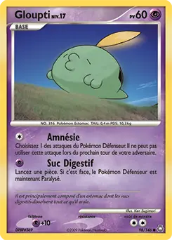 Carte Pokémon Gloupti #98 — Éveil des Légendes