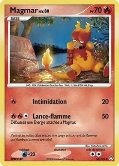Carte Pokémon Magmar #54 — Trésors Mystérieux