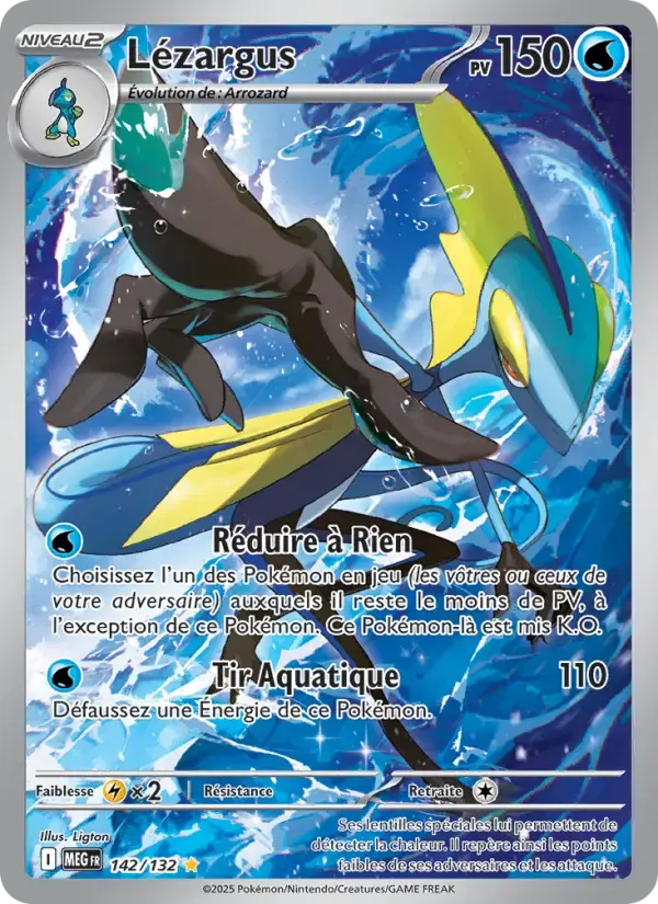 Carte Pokémon Lézargus #142 — Méga-Évolution