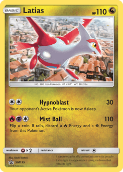 Carte Pokémon Latias #SM135 — Promos Soleil et Lune