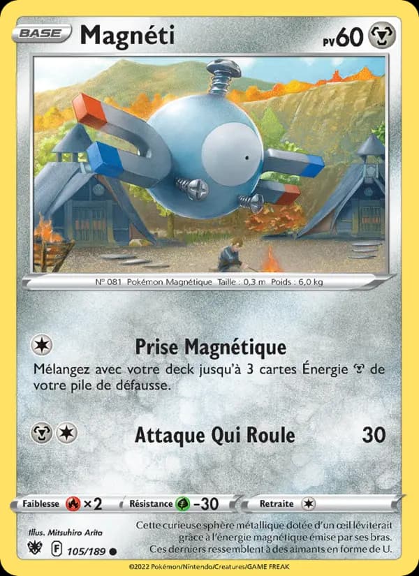 Carte Pokémon Magnéti #105 — Astres Radieux