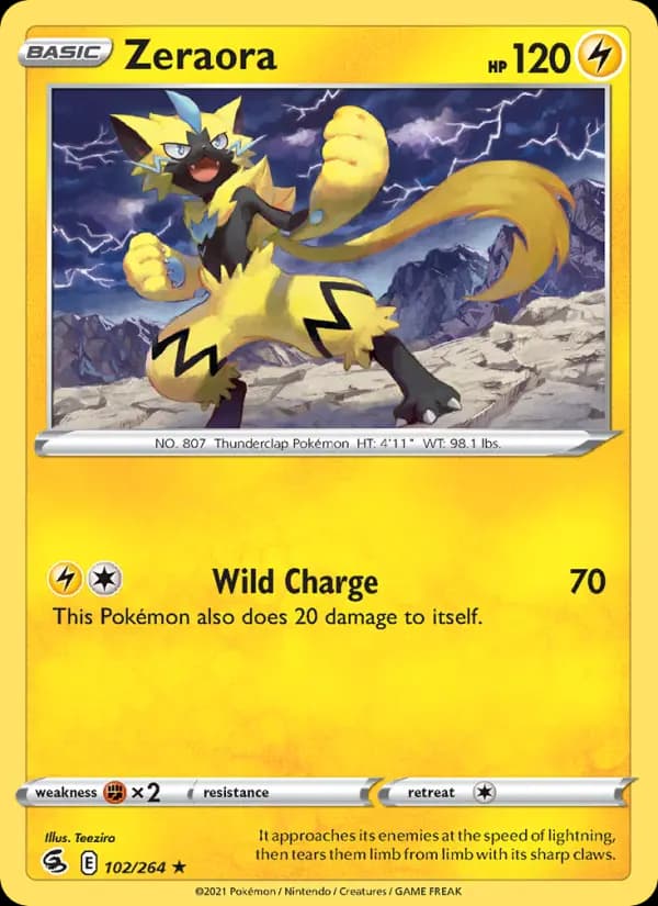 Zeraora #102 — Fusion Strike