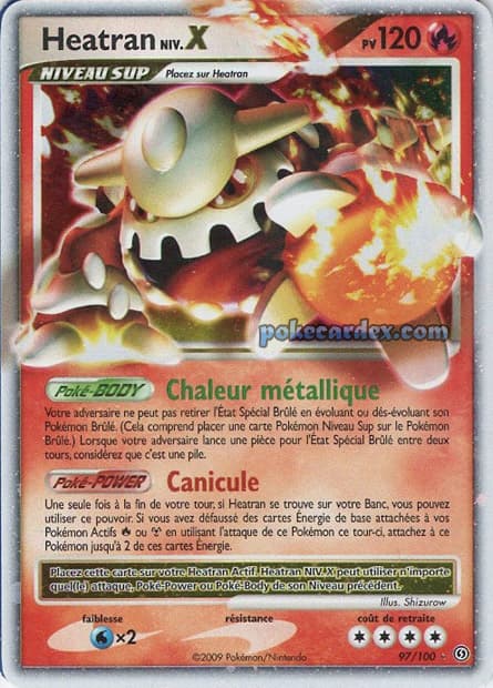 Carte Pokémon Heatran #97 — Tempête