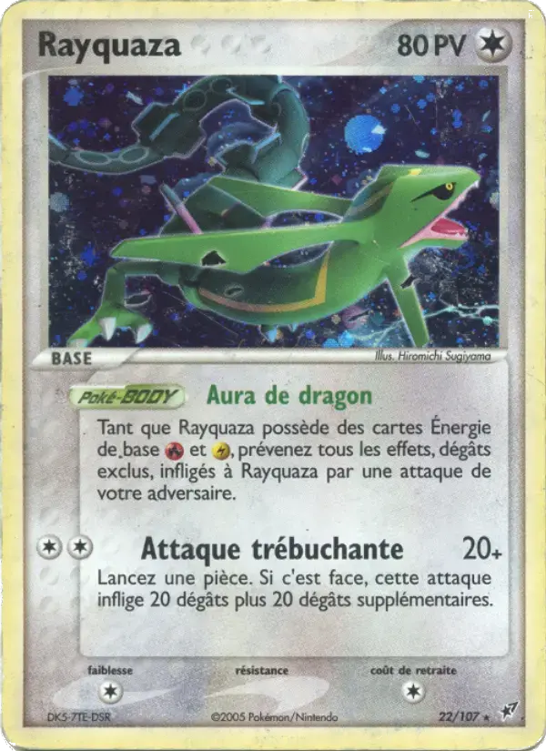 Carte Pokémon Rayquaza #22 — Deoxys
