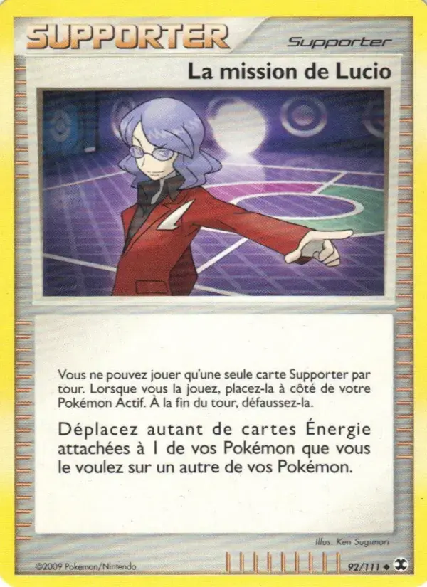 Carte Pokémon La mission de Lucio #92 — Rivaux Émergeants