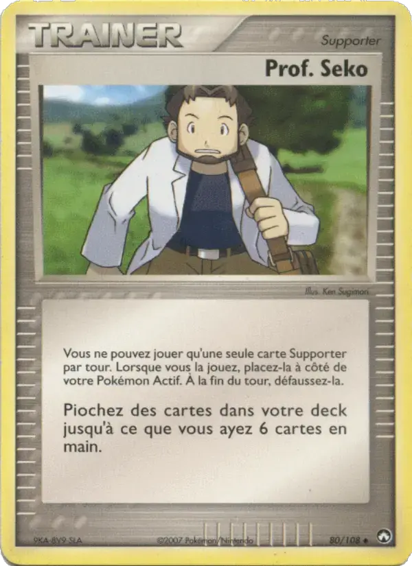 Carte Pokémon Prof. Seko #80 — Gardiens du Pouvoir