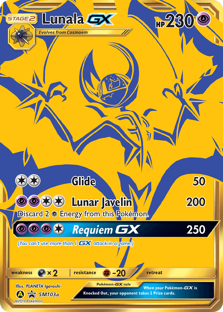 Lunala-GX #SM103a — Sun & Moon Promos