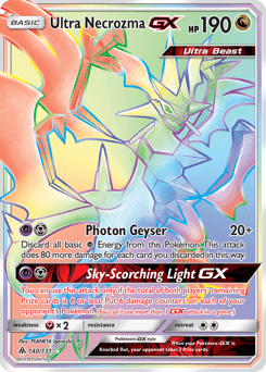Ultra Necrozma GX #140 — Forbidden Light