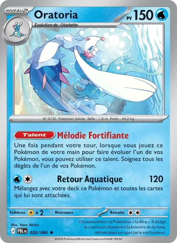 Carte Pokémon Oratoria #020 — Nuit Noire