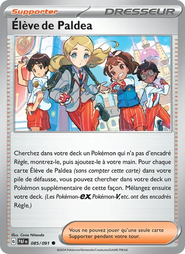 Carte Pokémon Élève de Paldea #085 — Destinées de Paldea