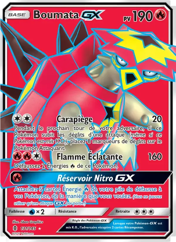 Carte Pokémon Boumata GX #131 — Gardiens Ascendants