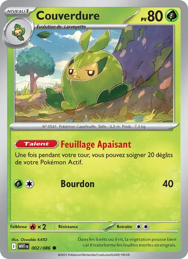Carte Pokémon Couverdure #002 — Flamme Blanche